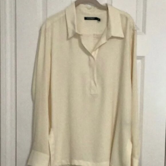 Ralph Lauren Ivory Tunic Sz XL - Picture 1 of 8